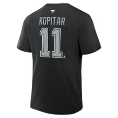 NHL Anze Kopitar Los Angeles Kings Fanatics Authentic Stack Name & Number T-Shirt - Black