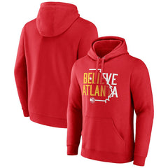 Atlanta Hawks Team Pride Pullover Hoodie Red