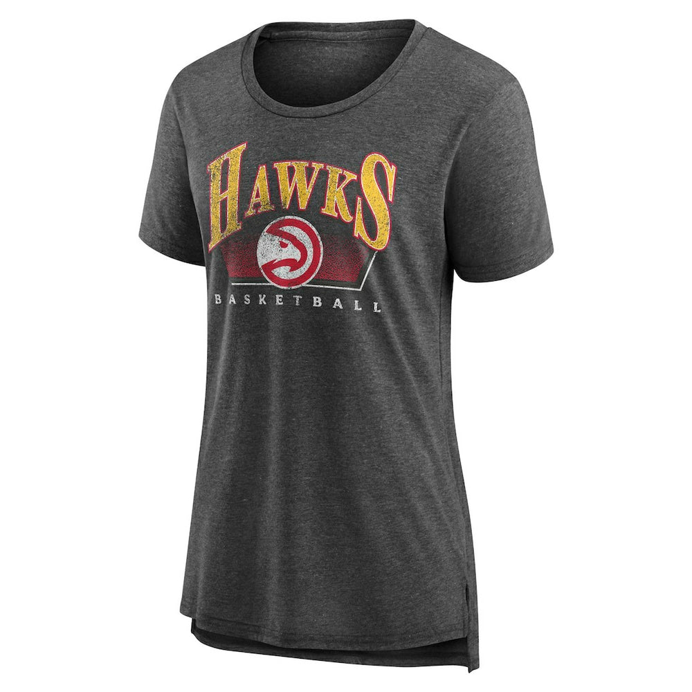 Atlanta Hawks Women's Selection Tri-Blend T-Shirt Gray