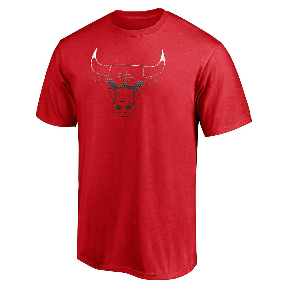 Chicago Bulls Gradient Logo T-Shirt Red