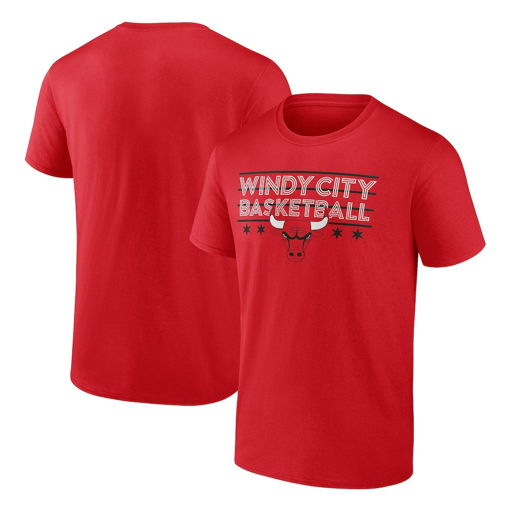 Chicago Bulls Core Hometown Launch T-Shirt Red