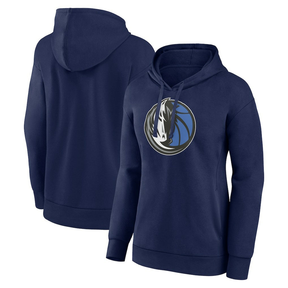 Dallas Mavericks Women's Primary Logo Pullover Hoodie Navy