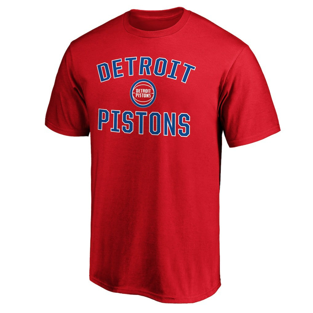 Detroit Pistons Victory Arch T-Shirt Red
