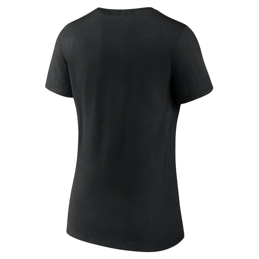 Golden State Warriors Women's Bam Bam V-Neck T-Shirt Black