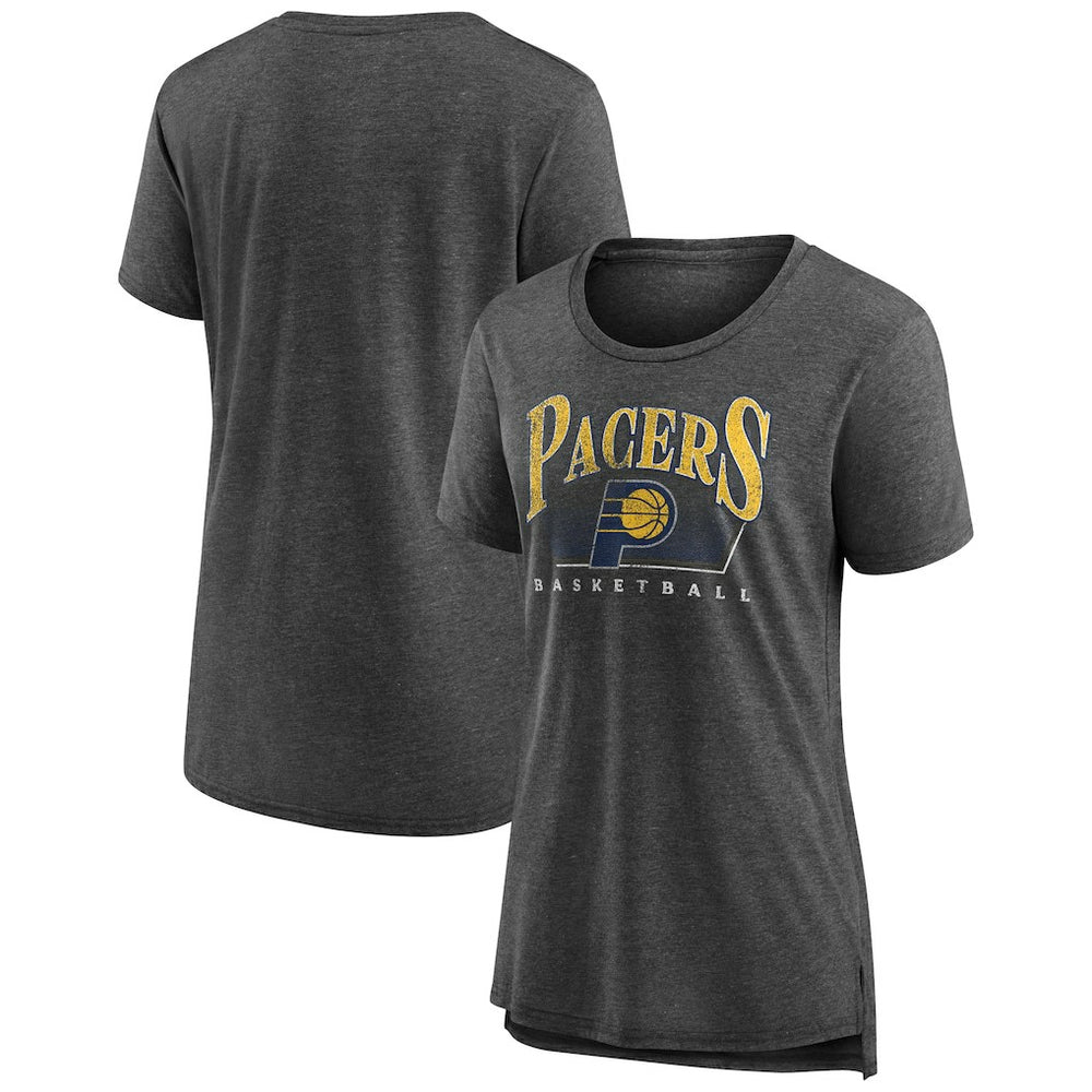 Indiana Pacers Women's Selection Tri-Blend T-Shirt Gray