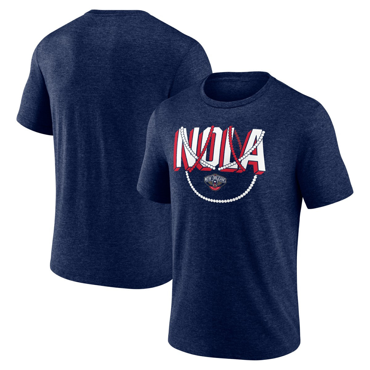New Orleans Pelicans Team Pride Tri-Blend T-Shirt Navy