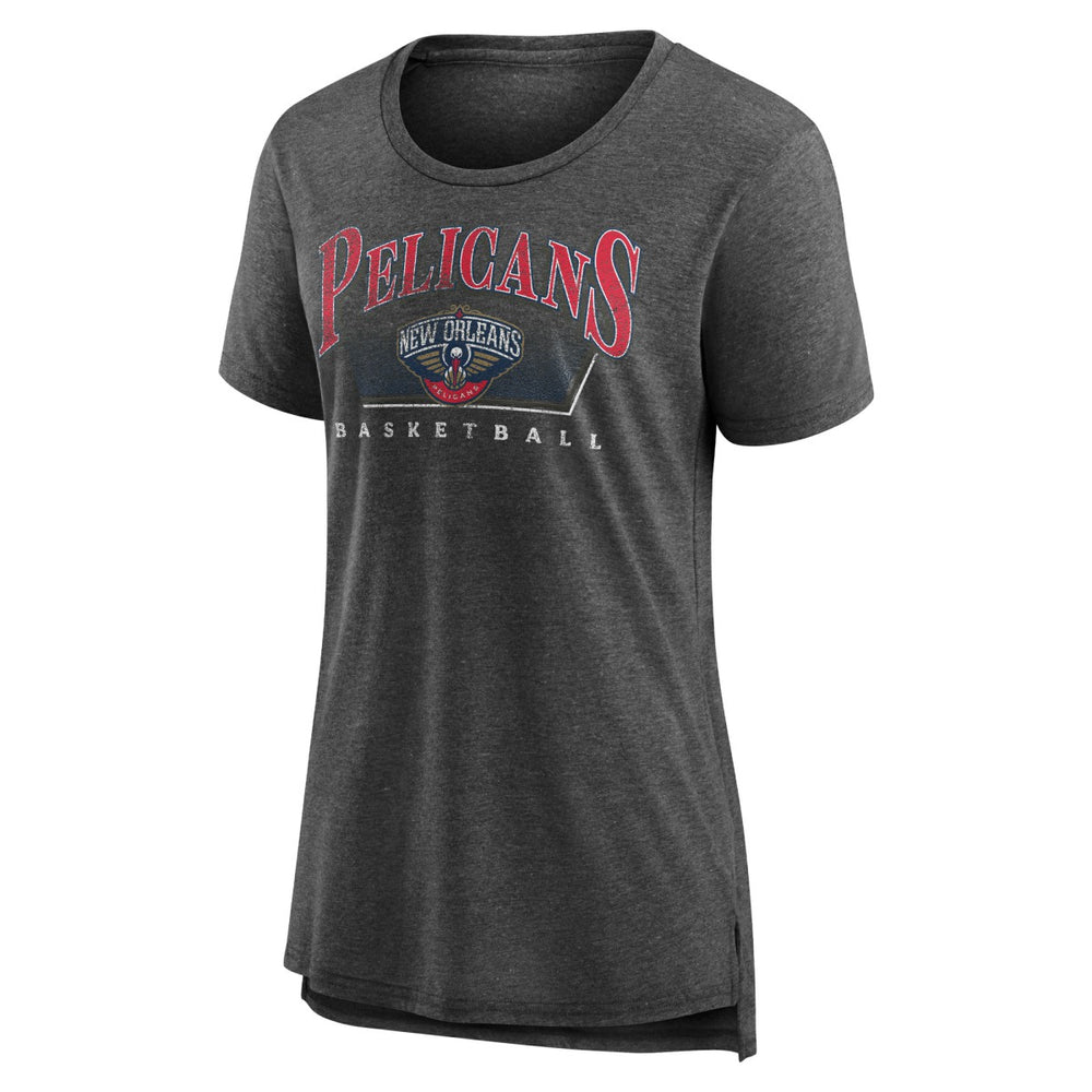 New Orleans Pelicans Women's Selection Tri-Blend T-Shirt Gray