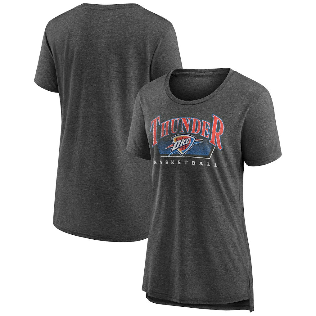 Oklahoma City Thunder Women's Selection Tri-Blend T-Shirt Gray