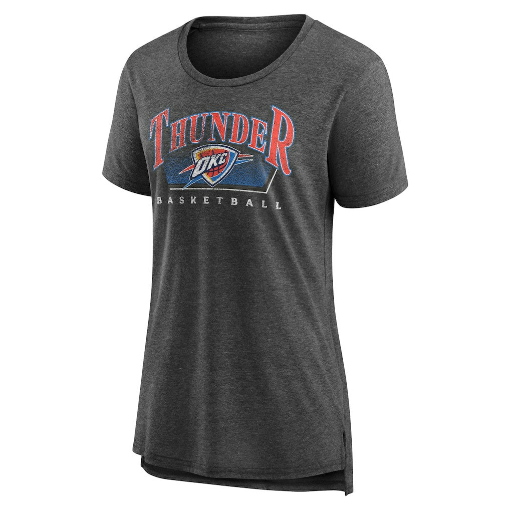 Oklahoma City Thunder Women's Selection Tri-Blend T-Shirt Gray