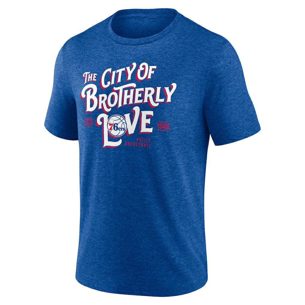 Philadelphia 76ers Team Pride Tri-Blend T-Shirt Royal