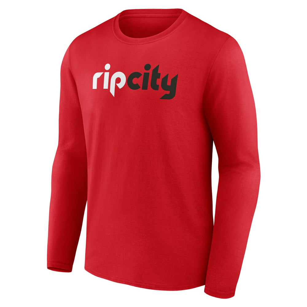 Portland Trail Blazers Alternate Logo Long Sleeve T-Shirt Red