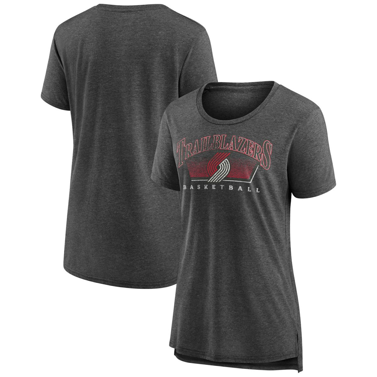 Portland Trail Blazers Women's Selection Tri-Blend T-Shirt Gray