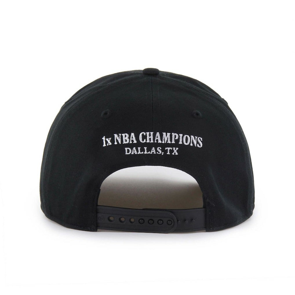 Dallas Mavericks '47 Every Time Past Champs Hitch Adjustable Hat Black