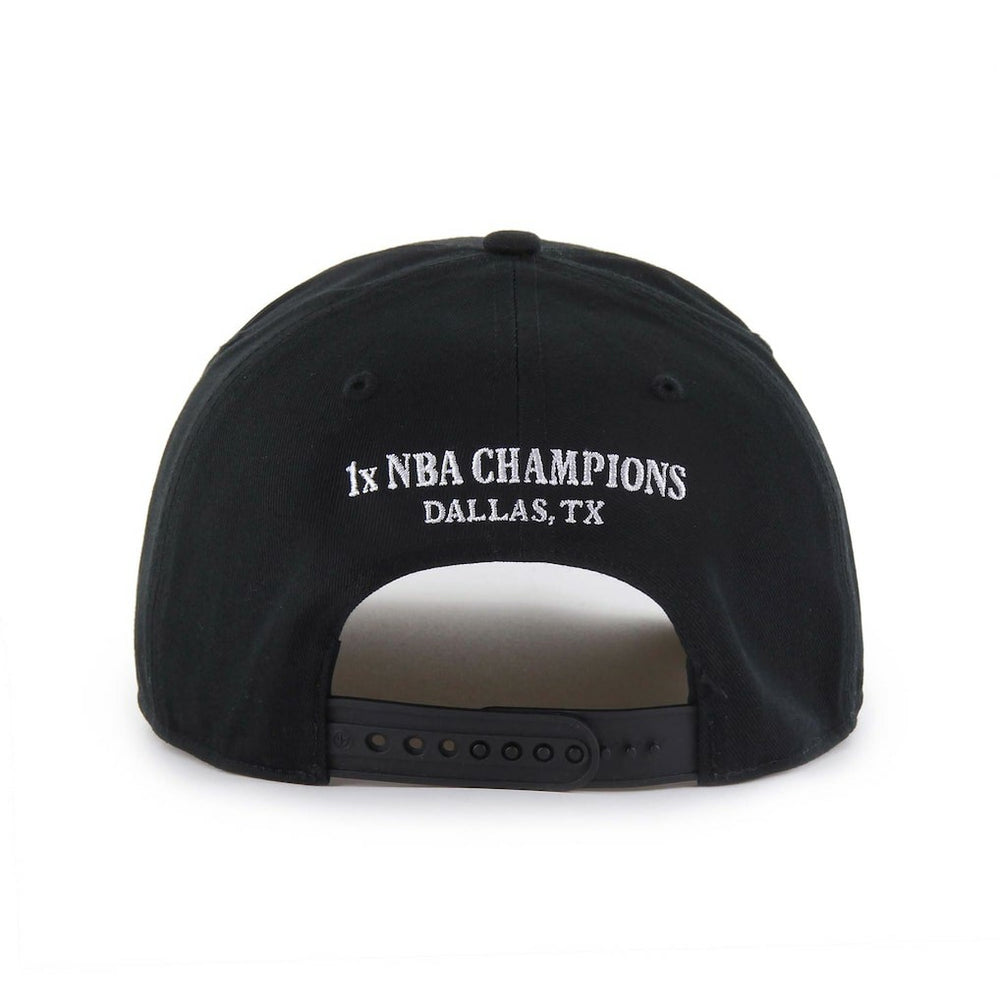 Dallas Mavericks '47 Every Time Past Champs Hitch Adjustable Hat Black