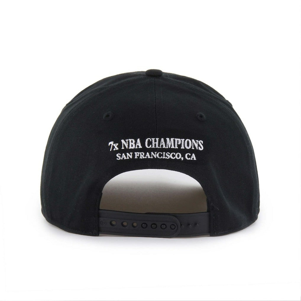 Golden State Warriors '47 Every Time Past Champs Hitch Adjustable Hat Black