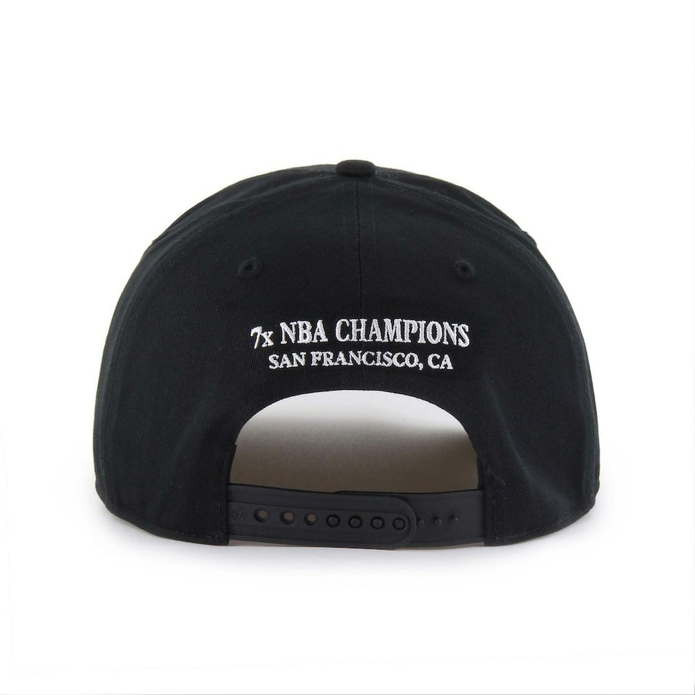 Golden State Warriors '47 Every Time Past Champs Hitch Adjustable Hat Black
