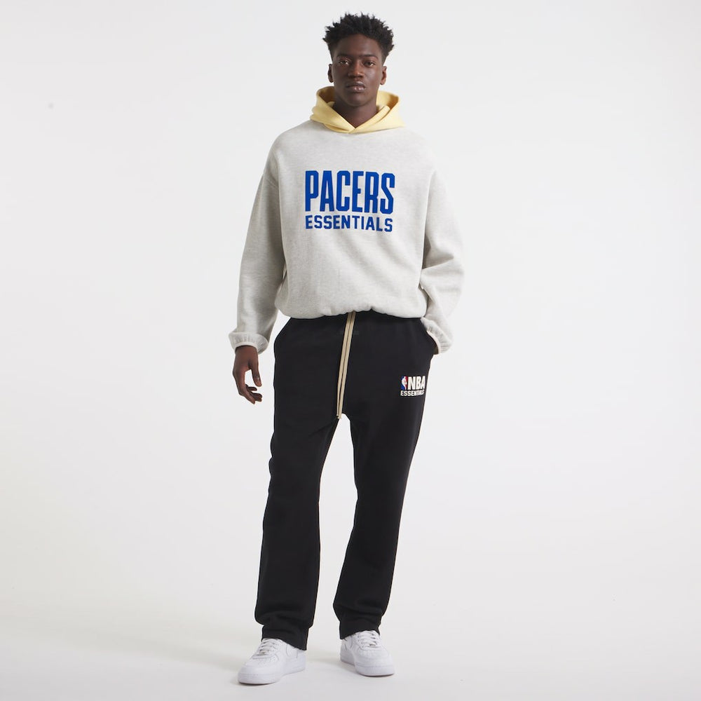 Indiana Pacers Unisex NBA Paris x ESSENTIALS Pullover Hoodie Heather Gray