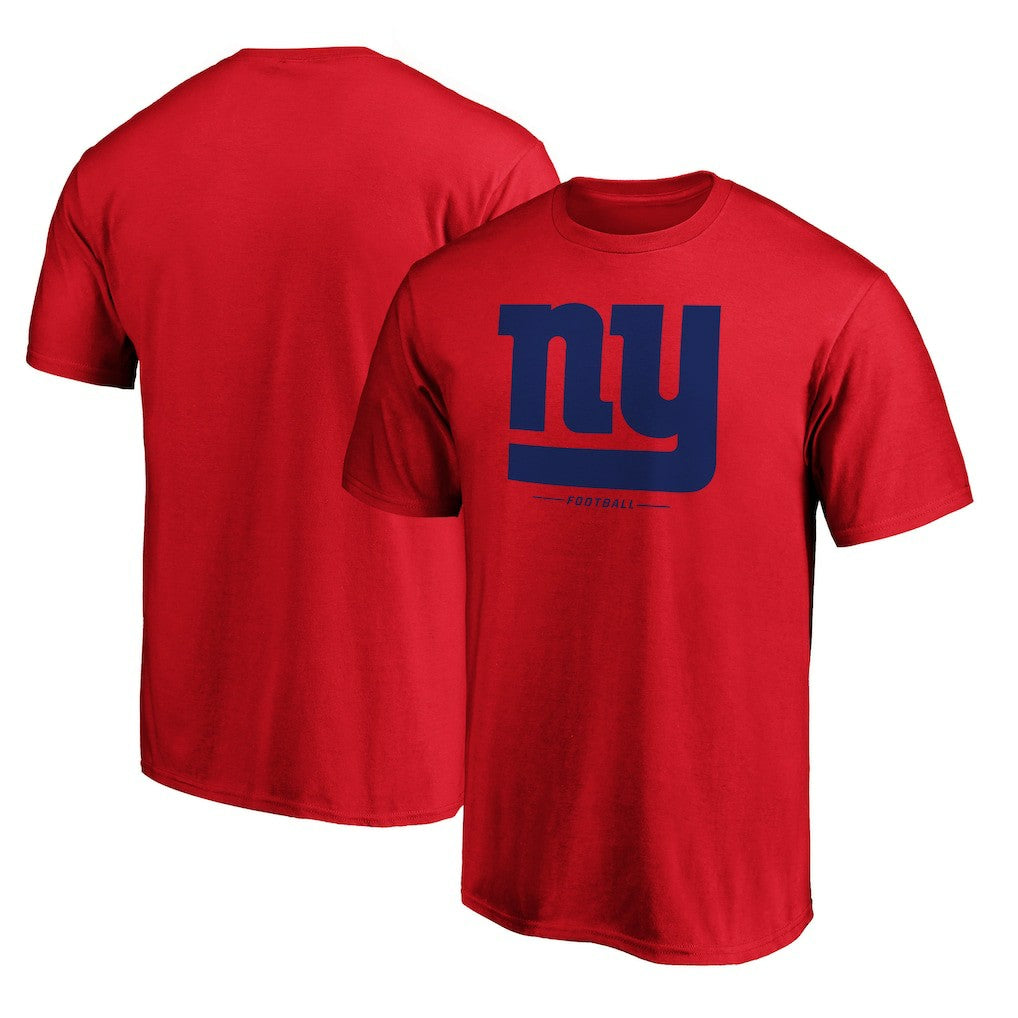 New York Giants Team Lockup T-Shirt Red