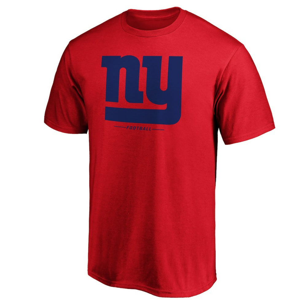 New York Giants Team Lockup T-Shirt Red