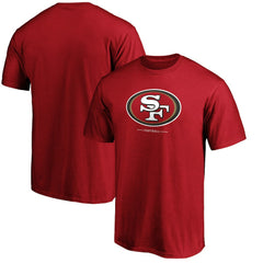 San Francisco 49ers Team Lockup T-Shirt Scarlet
