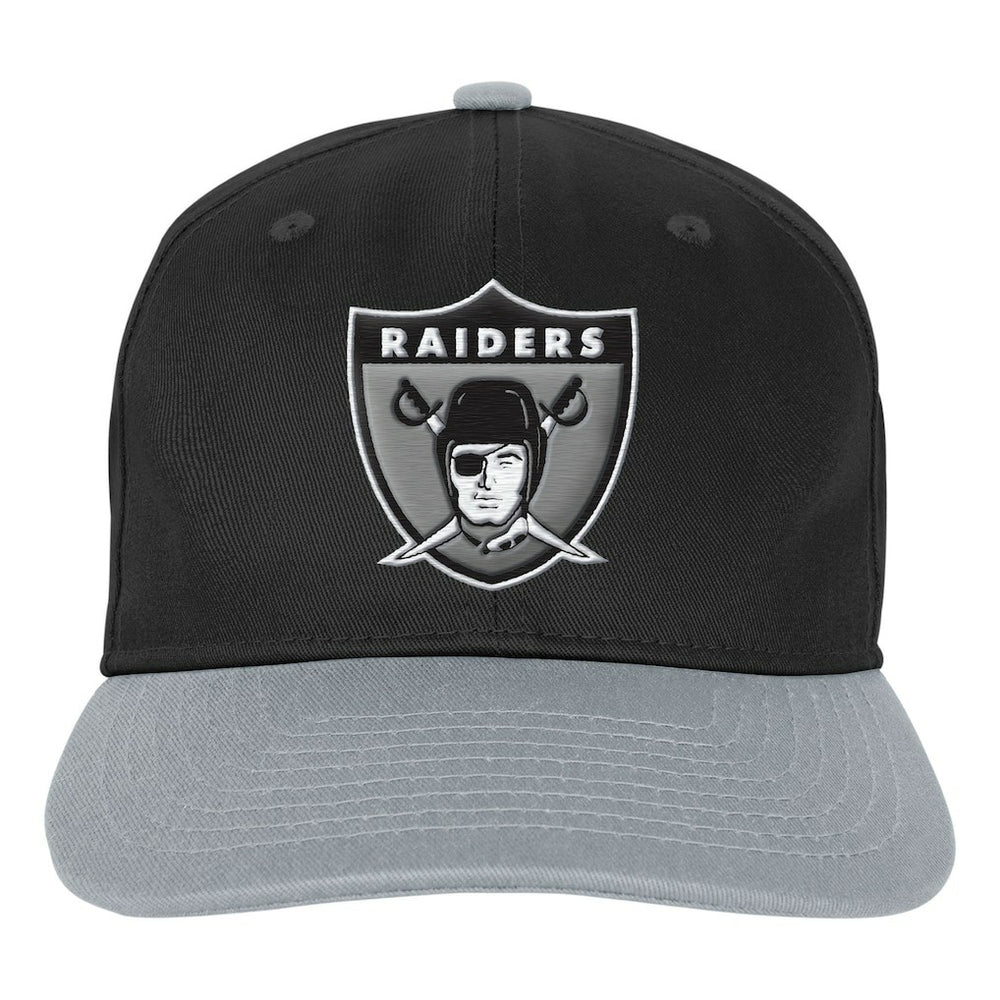 Las Vegas Raiders Outerstuff Youth True Retro Adjustable Hat Black