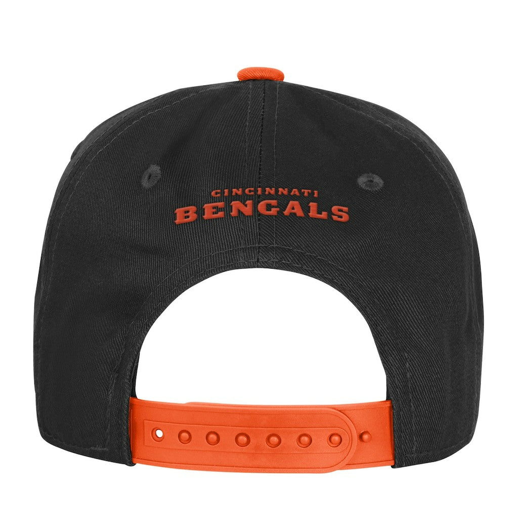 Cincinnati Bengals Outerstuff Youth True Retro Adjustable Hat Black