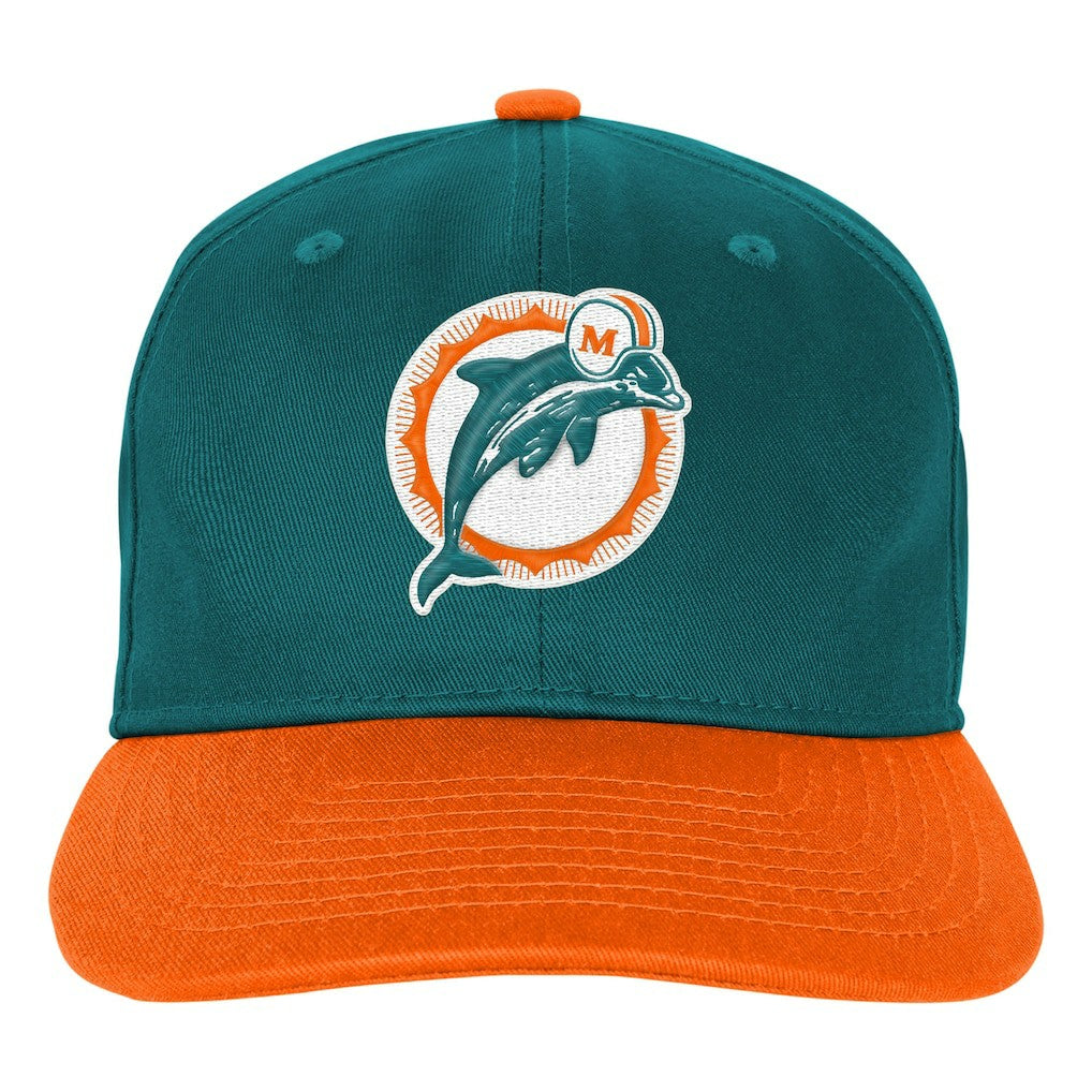 Miami Dolphins Outerstuff Youth True Retro Adjustable Hat Aqua