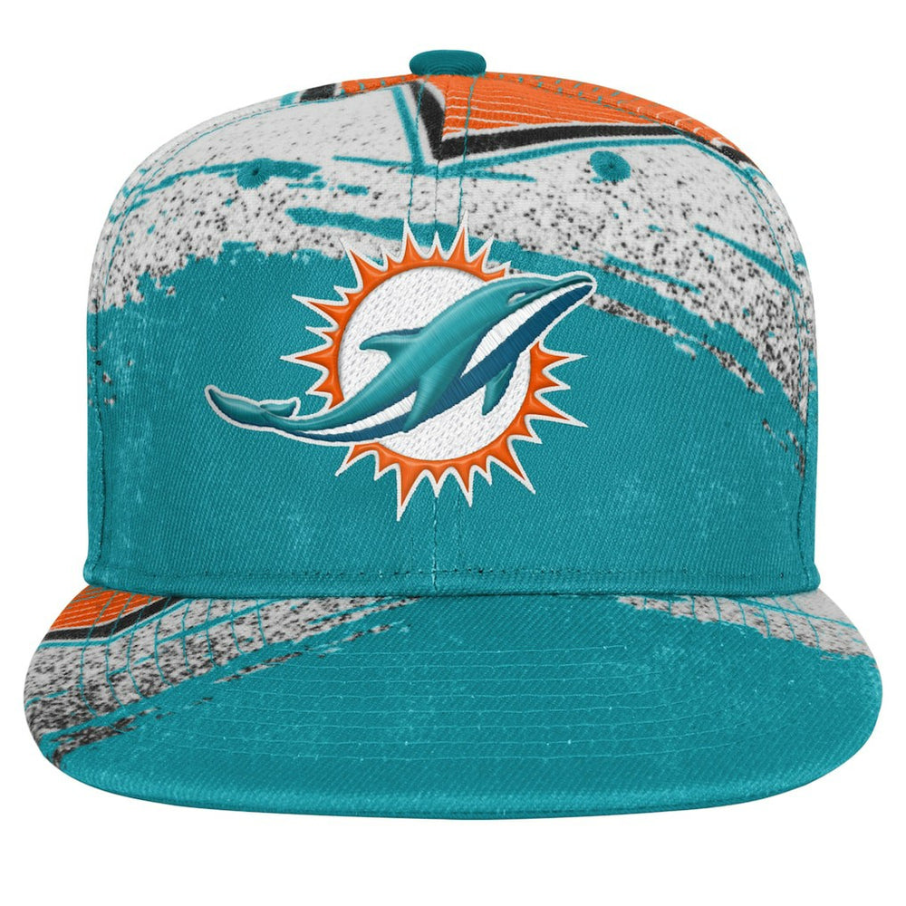 Miami Dolphins Outerstuff Youth Make Noise Adjustable Hat Aqua
