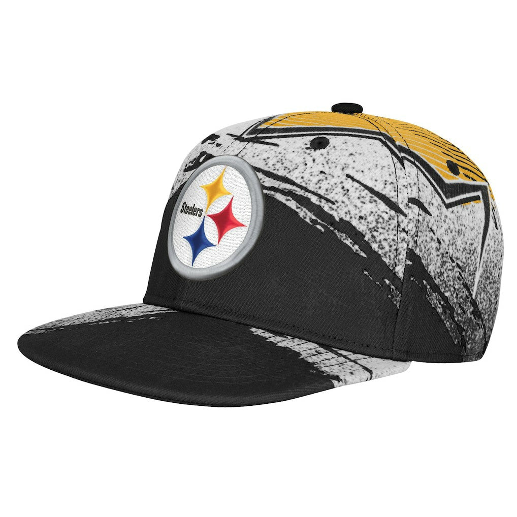Pittsburgh Steelers Outerstuff Youth Make Noise Adjustable Hat Black