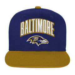 Baltimore Ravens Outerstuff Youth Essentials Snapback Hat Purple