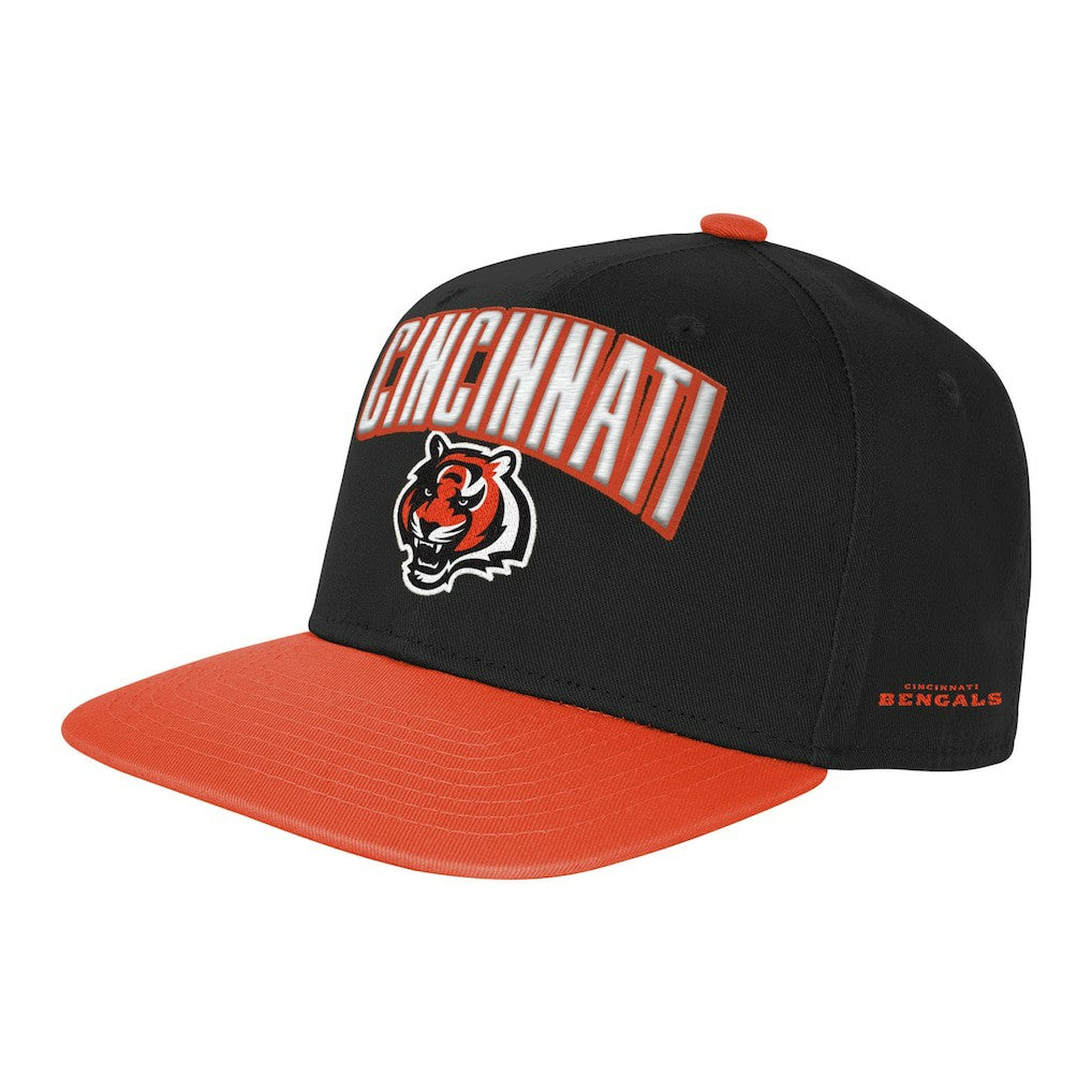 Cincinnati Bengals Outerstuff Youth Essentials Snapback Hat Black