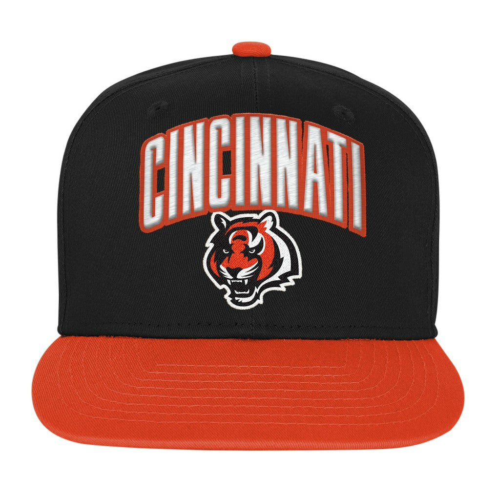 Cincinnati Bengals Outerstuff Youth Essentials Snapback Hat Black