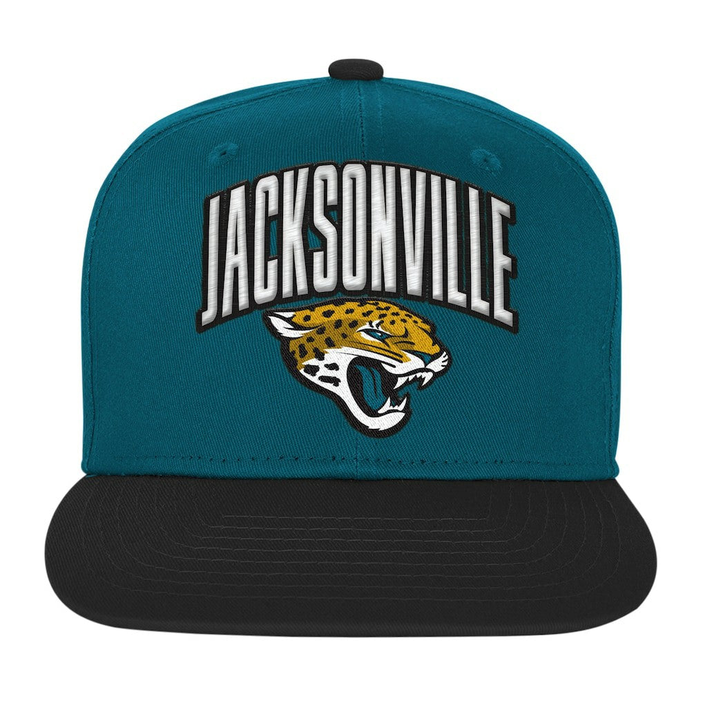 Jacksonville Jaguars Outerstuff Youth Essentials Snapback Hat Teal