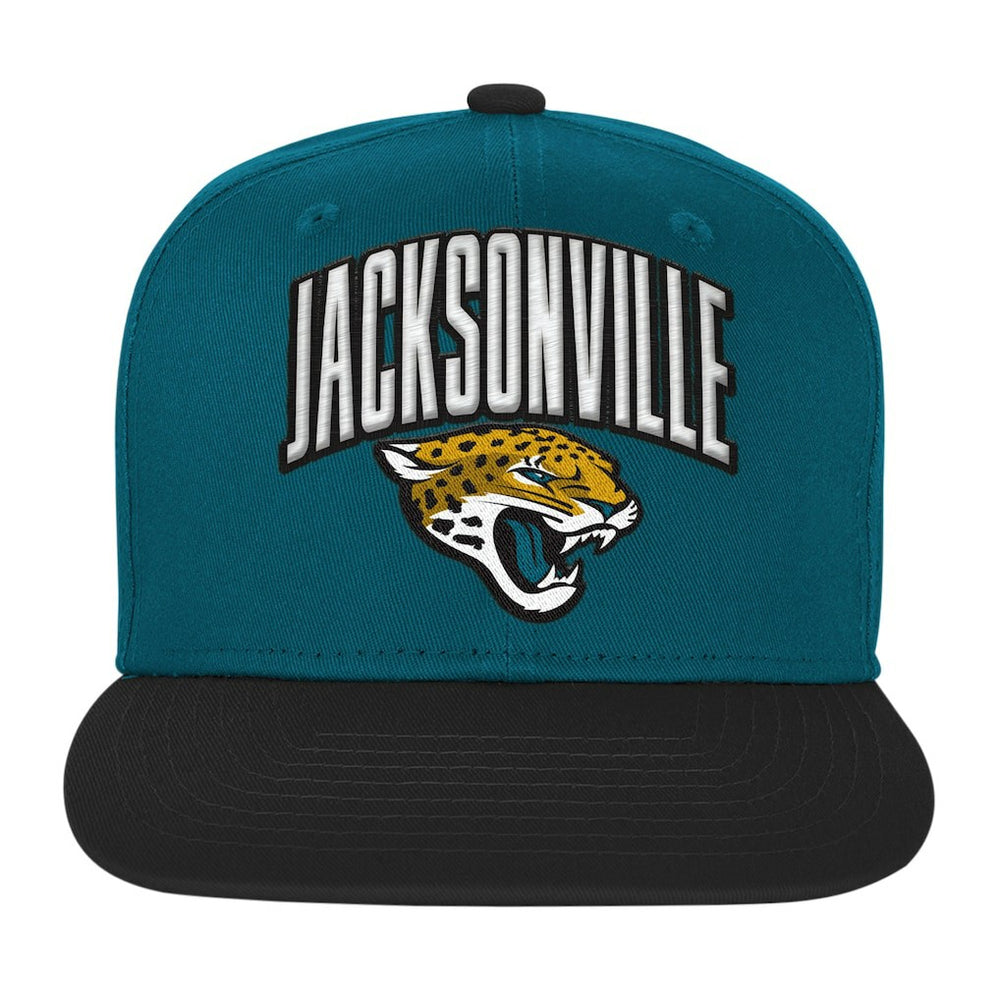Jacksonville Jaguars Outerstuff Youth Essentials Snapback Hat Teal