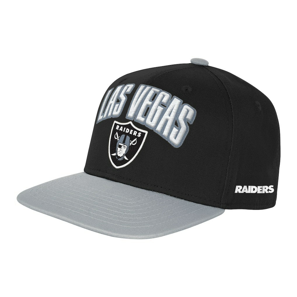 Las Vegas Raiders Outerstuff Youth Essentials Snapback Hat Black