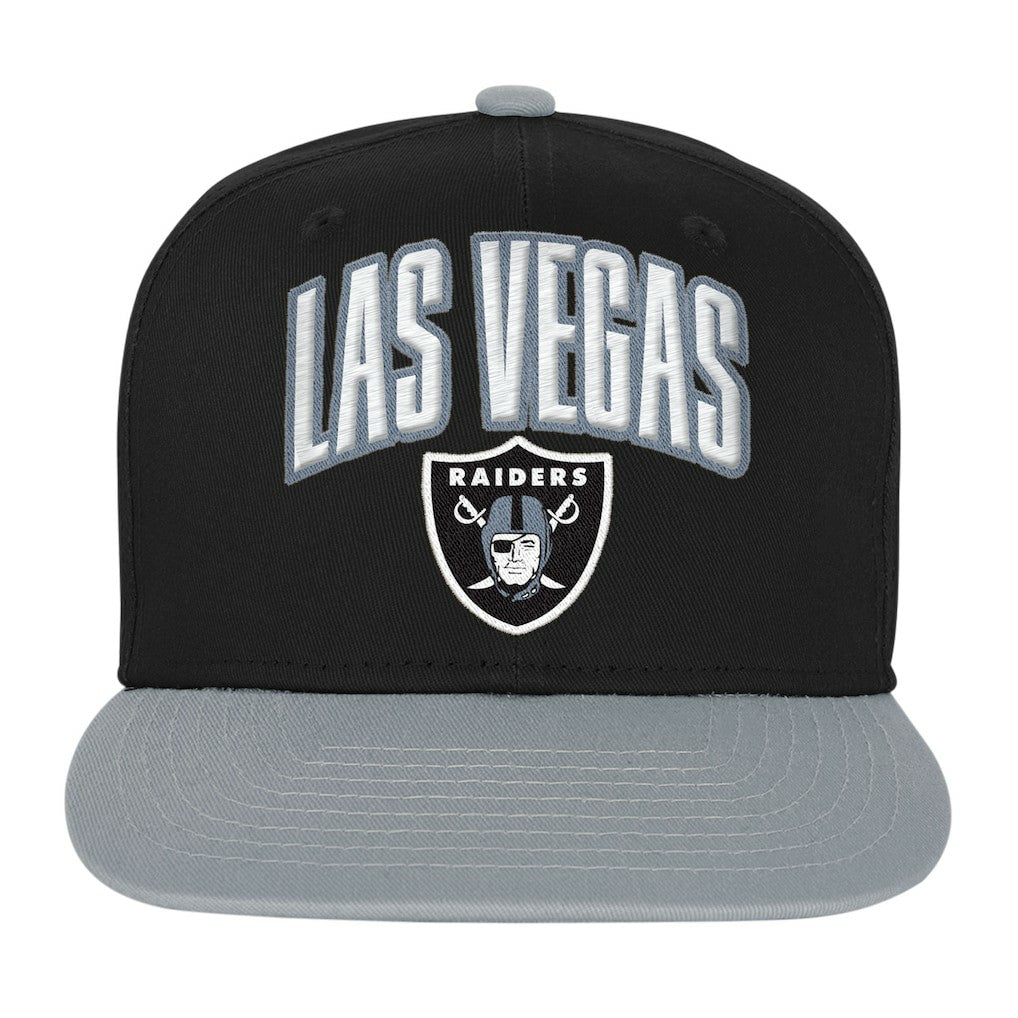 Las Vegas Raiders Outerstuff Youth Essentials Snapback Hat Black