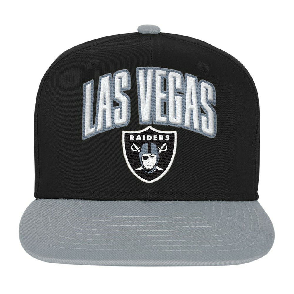 Las Vegas Raiders Outerstuff Youth Essentials Snapback Hat Black