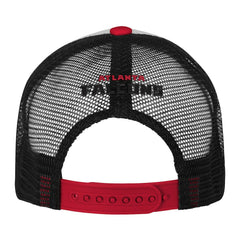 Atlanta Falcons Youth Essentials Trucker Adjustable Hat White/Red