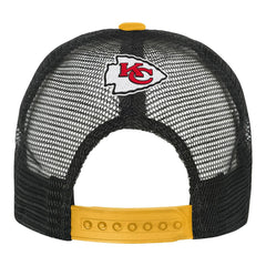 Kansas City Chiefs Youth Modern Fan Trucker Adjustable Hat White/Gold