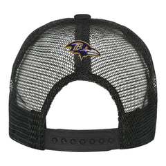 Baltimore Ravens Youth Modern Fan Trucker Adjustable Hat White/Black