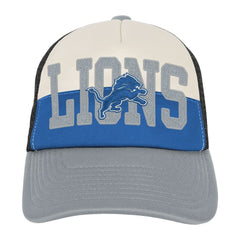 Detroit Lions Youth Modern Fan Trucker Adjustable Hat White/Silver