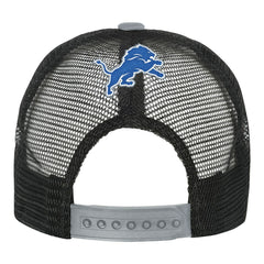 Detroit Lions Youth Modern Fan Trucker Adjustable Hat White/Silver