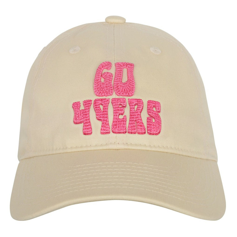 San Francisco 49ers Outerstuff Girls Youth Blitz Adjustable Hat Cream