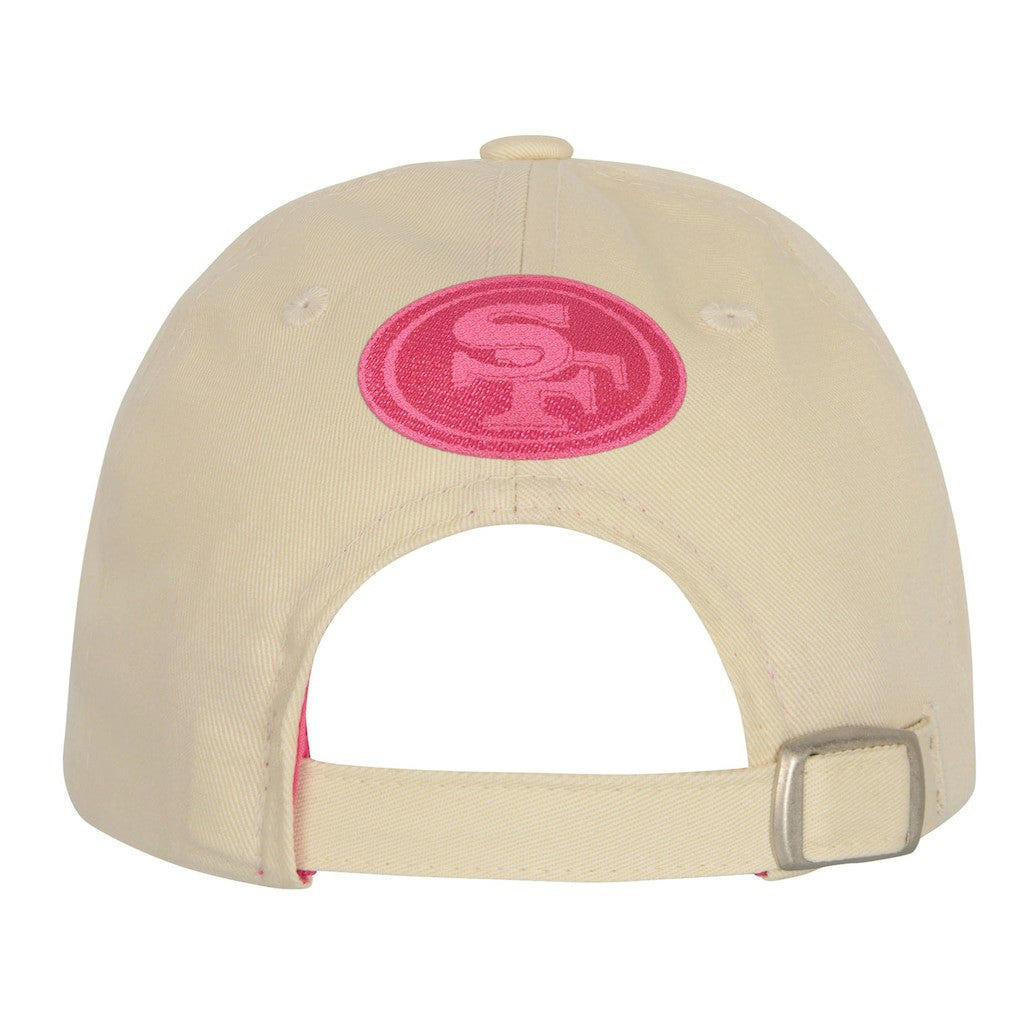 San Francisco 49ers Outerstuff Girls Youth Blitz Adjustable Hat Cream