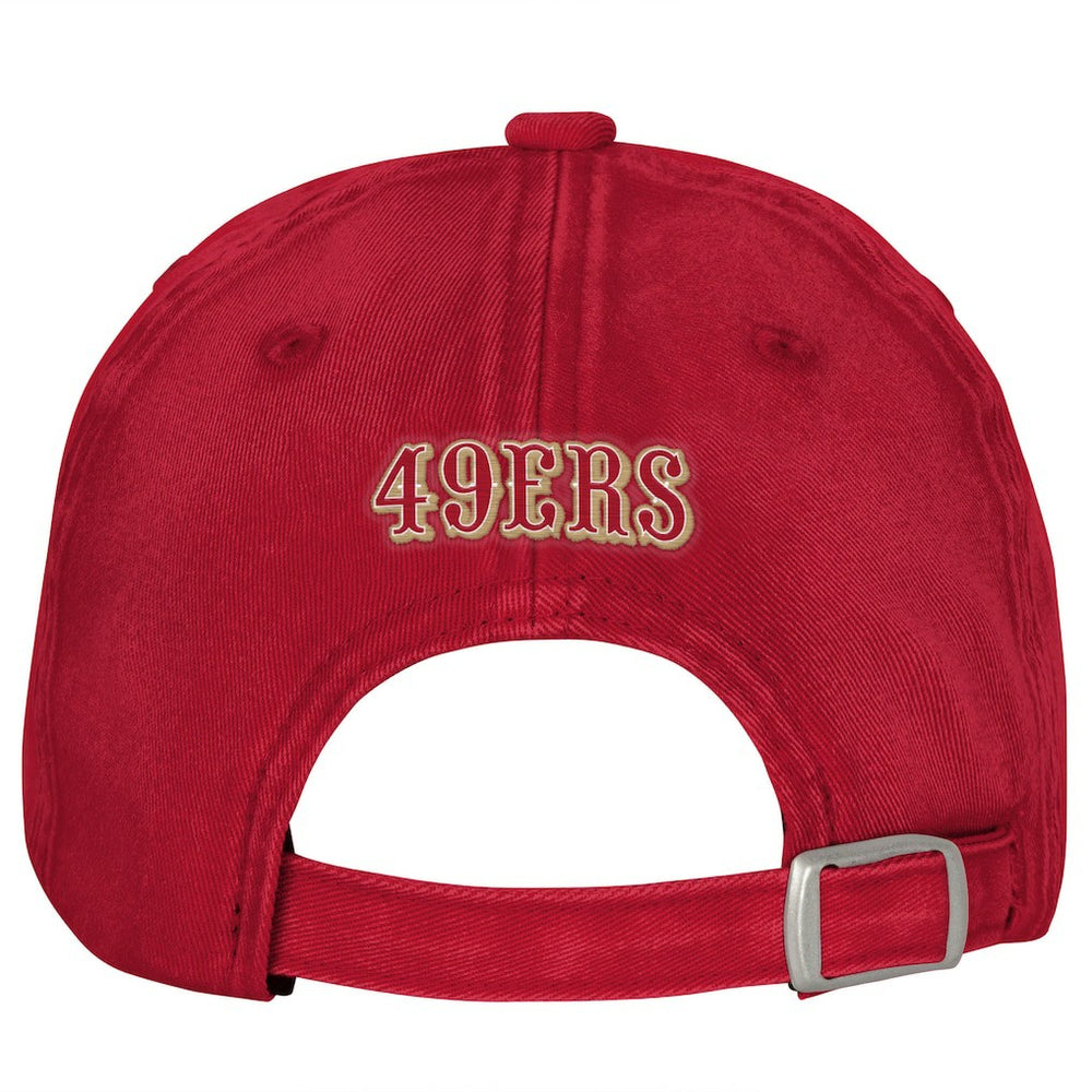 San Francisco 49ers Outerstuff Girls Youth Gridiron Adjustable Hat Scarlet