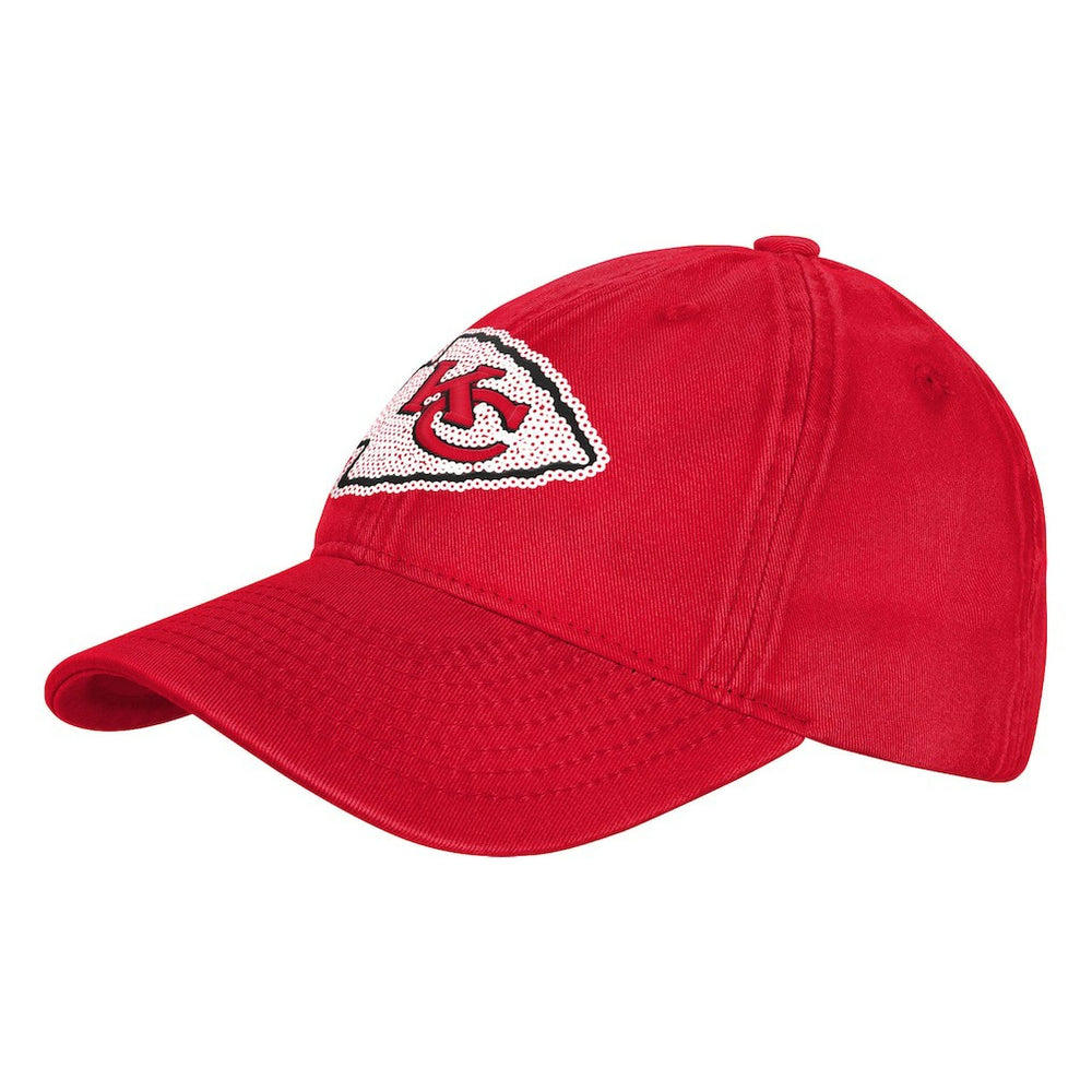 Kansas City Chiefs Outerstuff Girls Youth Gridiron Adjustable Hat Red