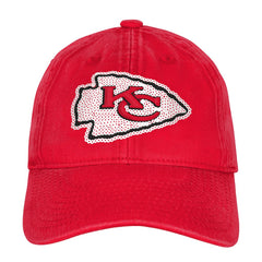 Kansas City Chiefs Outerstuff Girls Youth Gridiron Adjustable Hat Red