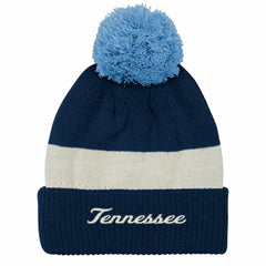 Tennessee Titans Outerstuff Youth Modern Fan Cuffed Knit Hat with Pom Navy