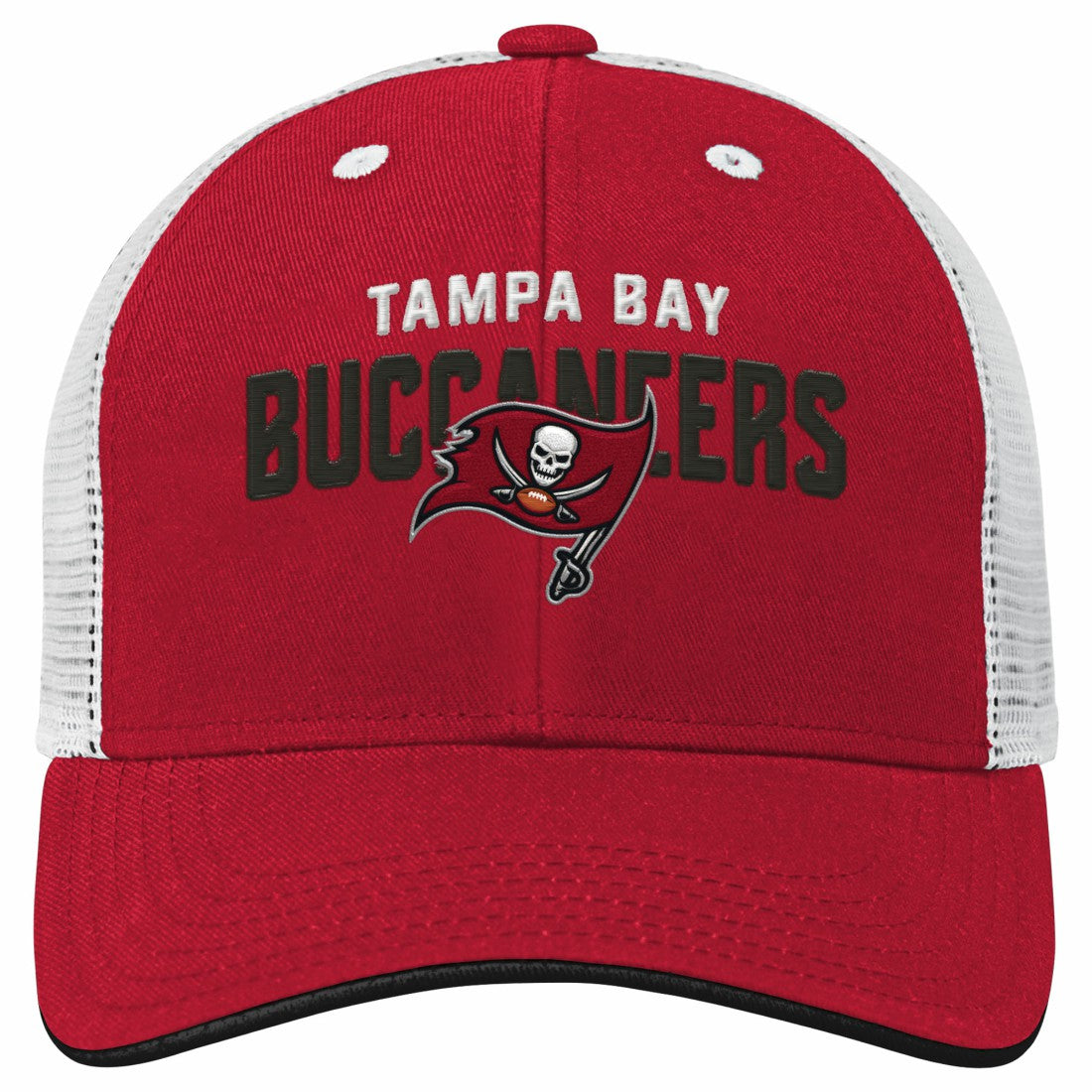 Tampa Bay Buccaneers Outerstuff Youth Core Lockup Trucker Adjustable Hat Red