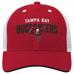 Tampa Bay Buccaneers Outerstuff Youth Core Lockup Trucker Adjustable Hat Red